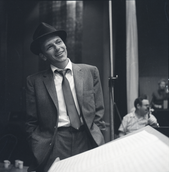 Frank Sinatra--In the Studio recording 'Songs for Swingin' Lovers'